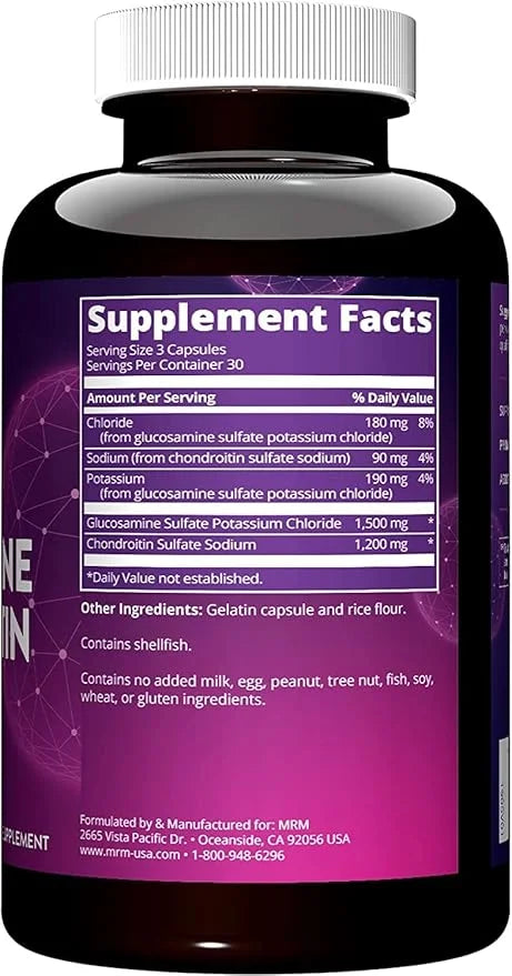 MRM - Glucosamine 1500mg/Chondroitin Sulfate 1200 90 caps