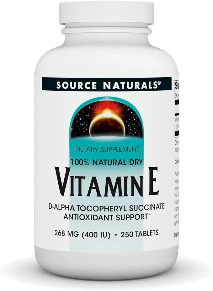 Source Naturals Vitamin E, 400 iu 250 Tablets