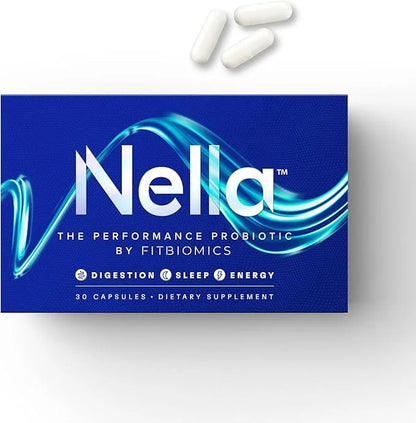 Nella Gut Health Supplements for Women (30 Capsules), 3 Strains,