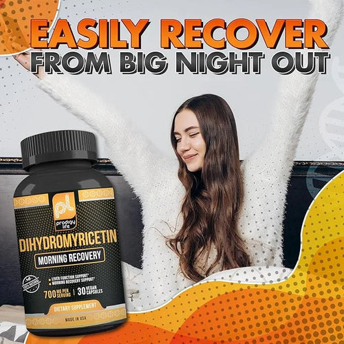 Dihydromyricetin (DHM) Supplement - Better Morning Recovery and Liver Detox Support Pills - with Milk Thistle Extract (400...