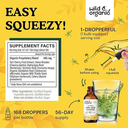 Uric Acid Cleanse Liquid Supplement 4 fl