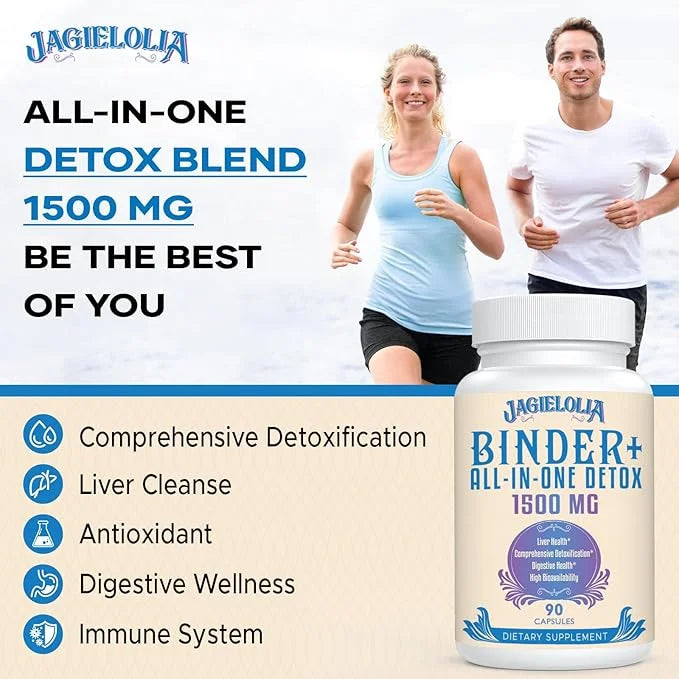 All-In-One Detox Binder Supplement 1500 MG 270 Vegan