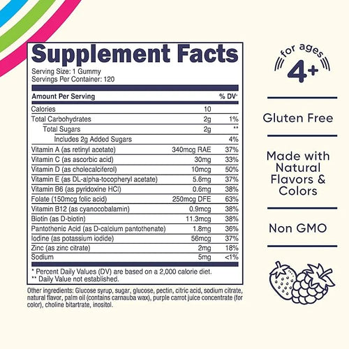 Nutricost Kids Multivitamin Gummies 120 Servings