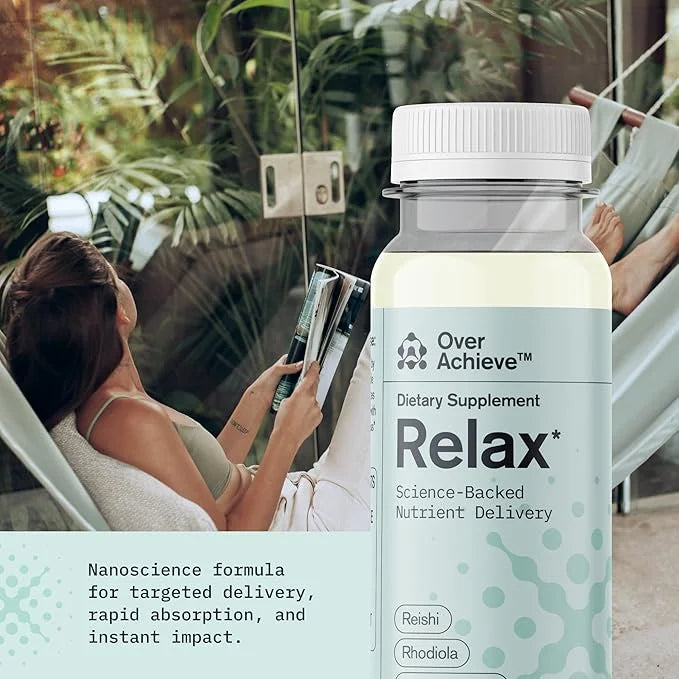 Relax Drink for Relaxation and Stress 12 Pack 2oz