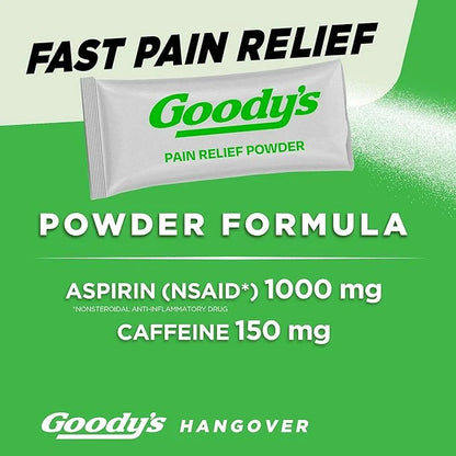 Goody's Hangover Powders, Fast Pain Relief & Boost of Alertness Berry Citrus, 4 ct (Pack of 1) - Product Image