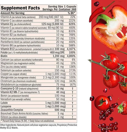ANDREW LESSMAN Essential-1 Multivitamin 5000 IU D3 60 60 Small 100 mcg B12. CoQ10 CoQ10 Lutein