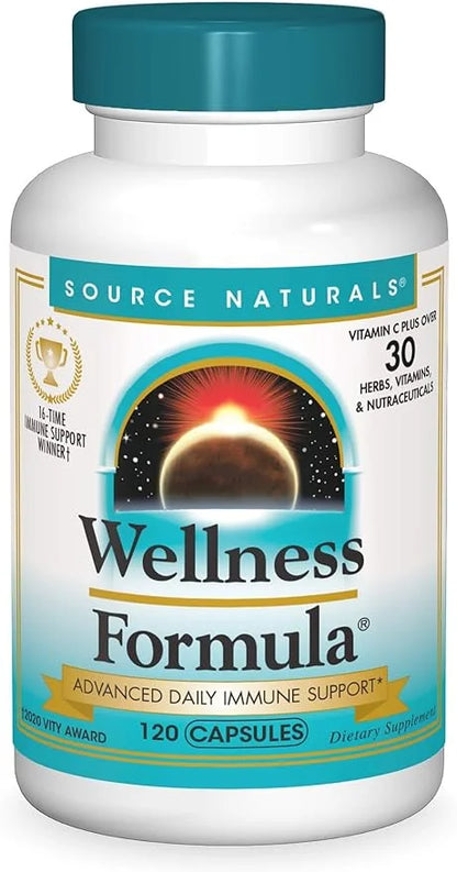 Source Naturals Wellness Formula, Advanced Immune 120 Capsules
