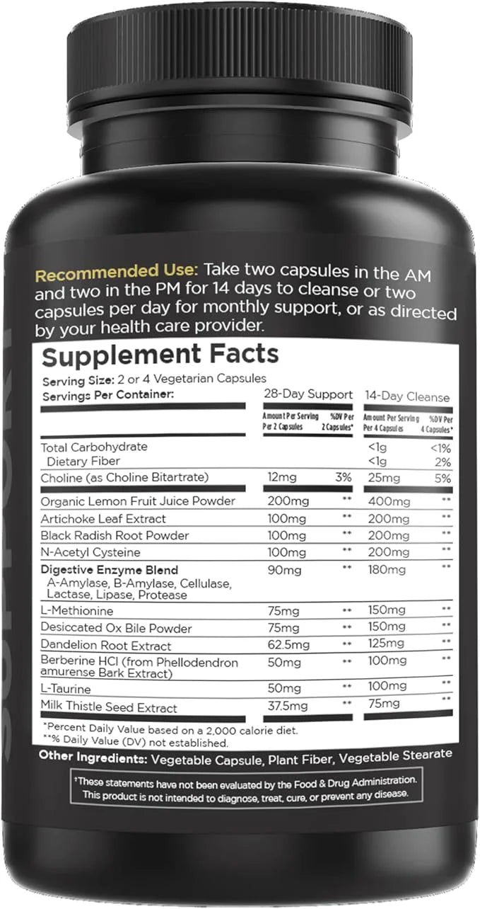 Livingood Daily Intestinal Cleanse, para & Candi Cleanser or Support (56 Vegetarian Capsules) - Support Heart, Skin, & Gut...