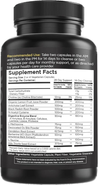 Livingood Daily Intestinal Cleanse, para & Candi Cleanser or Support (56 Vegetarian Capsules) - Support Heart, Skin, & Gut...