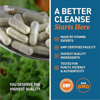 Dr. Tobias Colon 14 Day Cleanse, 2 Bottles 28 Capsules (1-2 Daily)