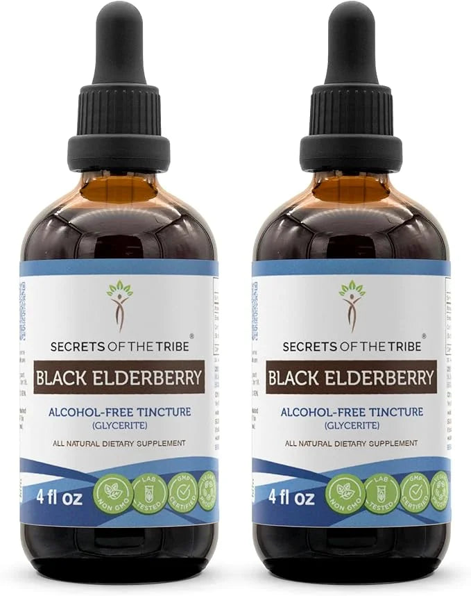 Secrets of the Tribe Black Elderberry 680 mg (2x4 Fl