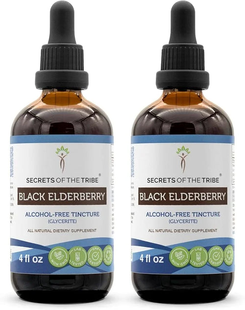 Secrets of the Tribe Black Elderberry 680 mg (2x4 Fl