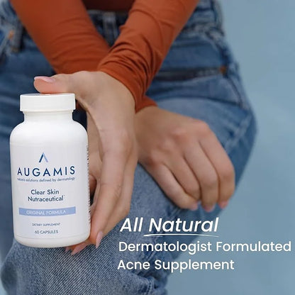 Acne Supplement for Men & Women (60 Capsules, 485 mg) – DIM-Free Hormonal Acne Treatment & Acne Medication, Helps Nodular ...