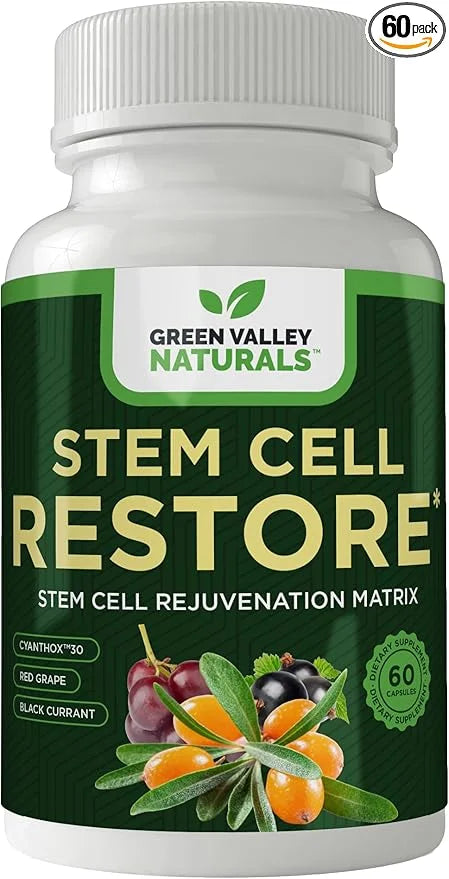Stem Cell Restore - Stem Cell Supplement - Regenerative Healing - Healthy Aging - Brain and Cognitive Support - Cartilage,...