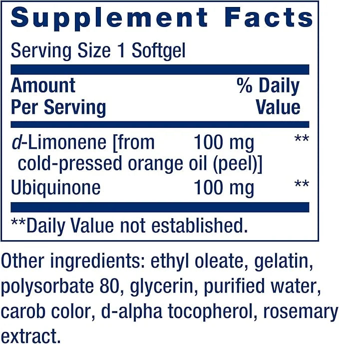 Life Extension Super-Absorbable CoQ10 (Ubiquinone) 60 Softgels