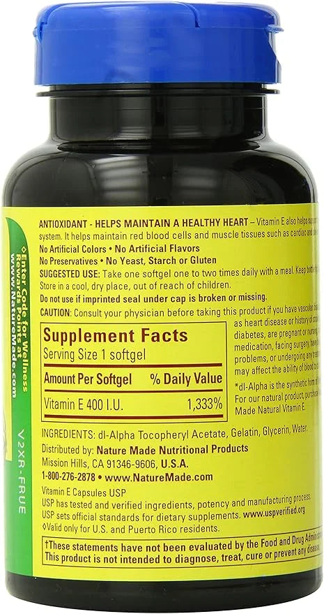 Nature Made Vitamin E 400IU, 180 2)