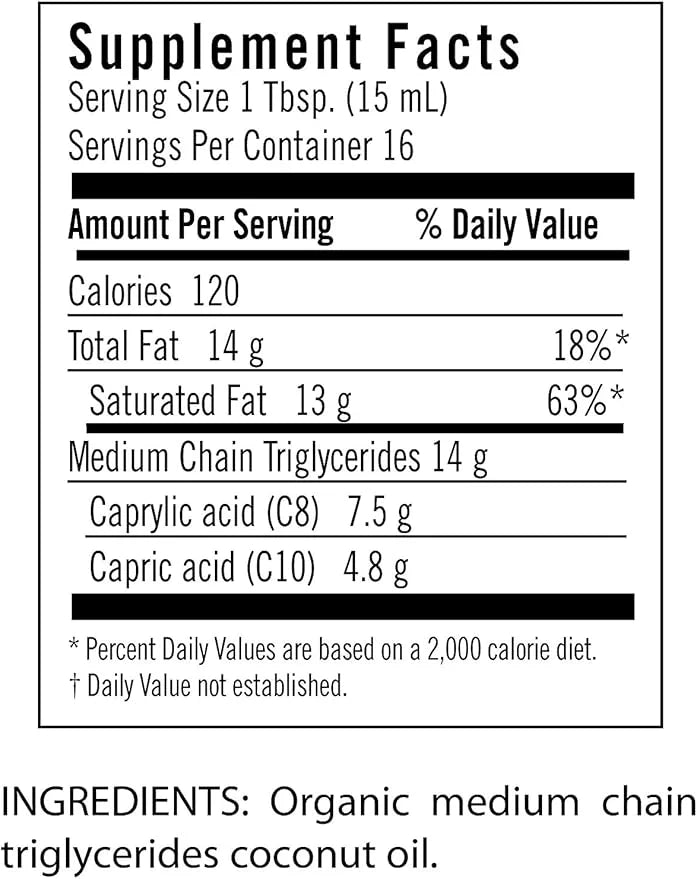 Flora Health MCT Oil Organic Energy Boost, C8 Caprylic & C10 Capric Acids, Keto, Kosher, Non-GMO Verified, 100% from Ethic...