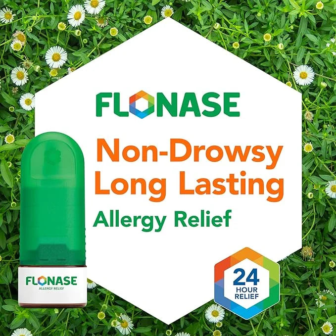 Flonase Allergy Relief Nasal Spray, 24-Hour 144 Sprays,