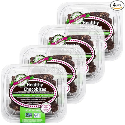 Alyssa’s Chocobites ⎸ Gluten Free Cookies, Healthy Snacks from the Bakery ⎸ Sugar Free Soft Cookies, Low Carb, Keto Protei...