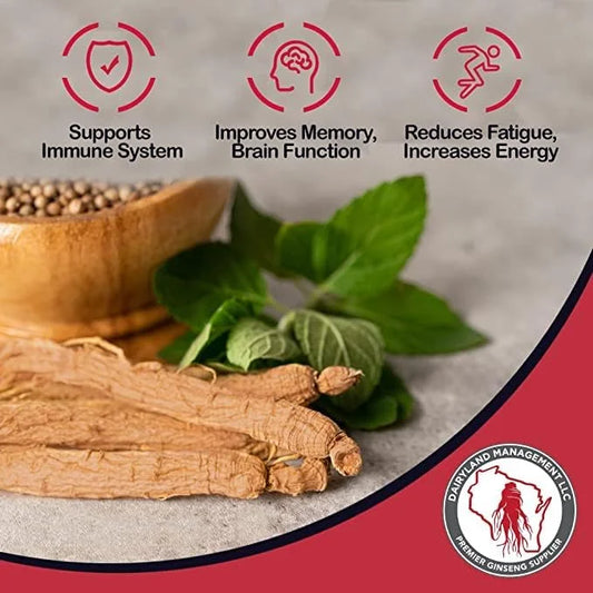 Red Panax Ginseng Powder with Natural (16 oz)- (2 Packs)