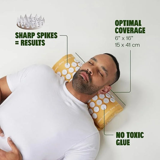 ShaktiMat Classic Acupressure Neck Pillow, Light
