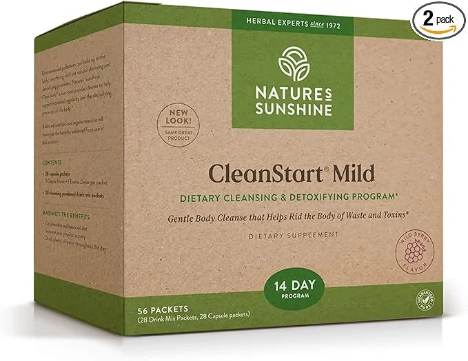 Nature's Sunshine CleanStart Mild, 56 Packets