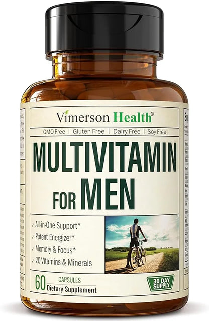 Multivitamin for Men - Daily Mens Multivitamins & Multiminerals with Vitamin A, C, D, E, B12, Zinc & More Essential Vitami...