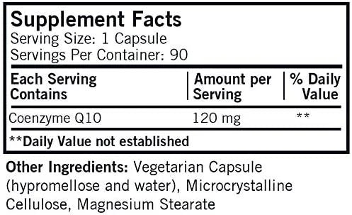 Coenzyme Q10 120 mg Capsules 90 ct