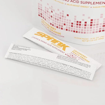 AdvoCare Spark Vitamin & Amino Acid Supplement - Focus & Energy Drink Powder Mix with Vitamin A, B-6, C & E - Also Include...