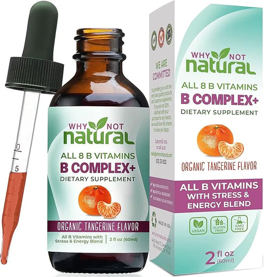 Why Not Natural Vitamin B Complex B1 B2 B2 B3 B3 B5 B5 B6 B6 Biotin