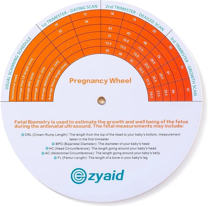Pregnancy Wheel (Pack of 6), Due