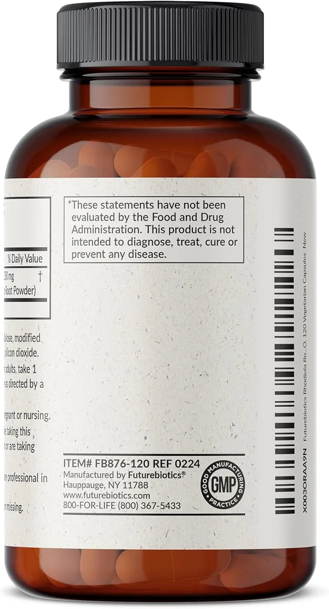 Futurebiotics Rhodiola Rosea 1000 MG Adaptogenic 120 Vegetarian