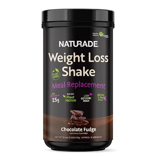 Naturade Plant-Based Weight Loss Shake, 25g 6g Dietary 18 Servings