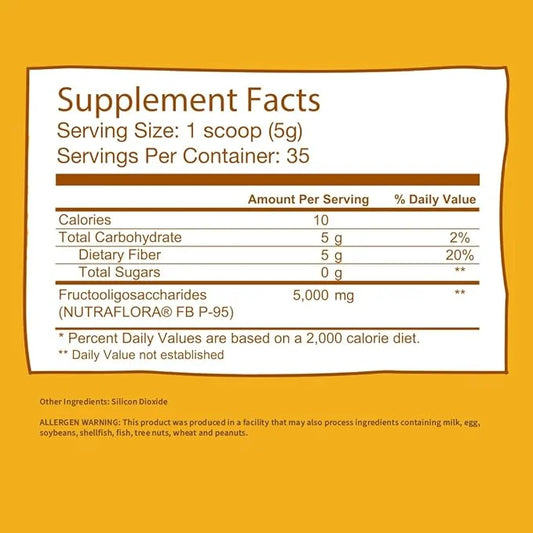 GOBIOTIX Fiber Supplement 1 Scoop 35 Servings (2 Pack)