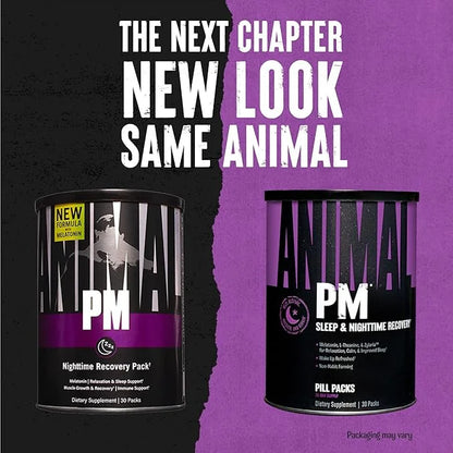 Animal PM - Zinc, Magnesium, Vitamin B6, GABA 30 Count