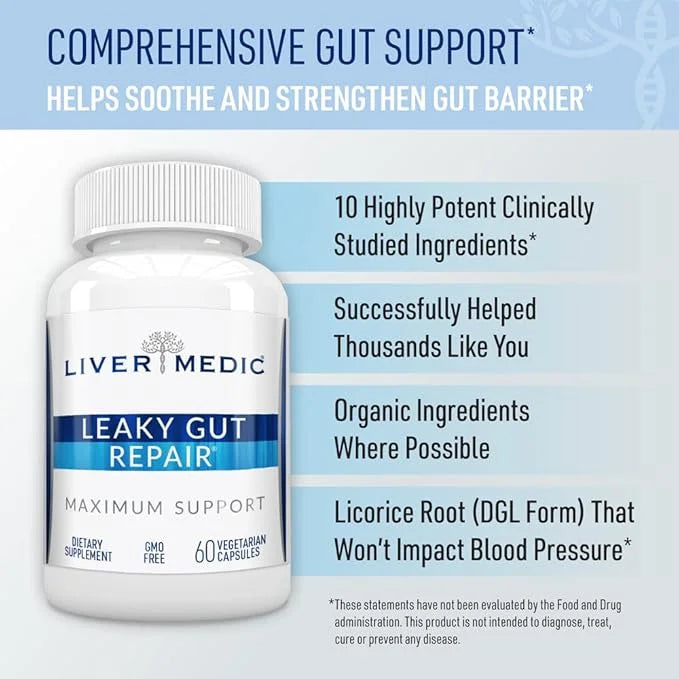 Leaky Gut Repair Maximum Support Gut 60 Caps