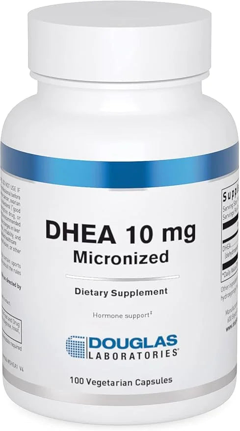 Douglas Laboratories DHEA 10 mg Capsules - Micronized - Supports Hormone Balance, Immunity, Brain, Bone Health & Metabolis...