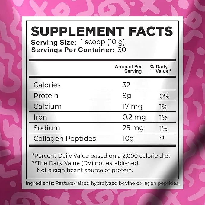 Collagen Peptides Powder for Women Hydrolyzed 10 Oz