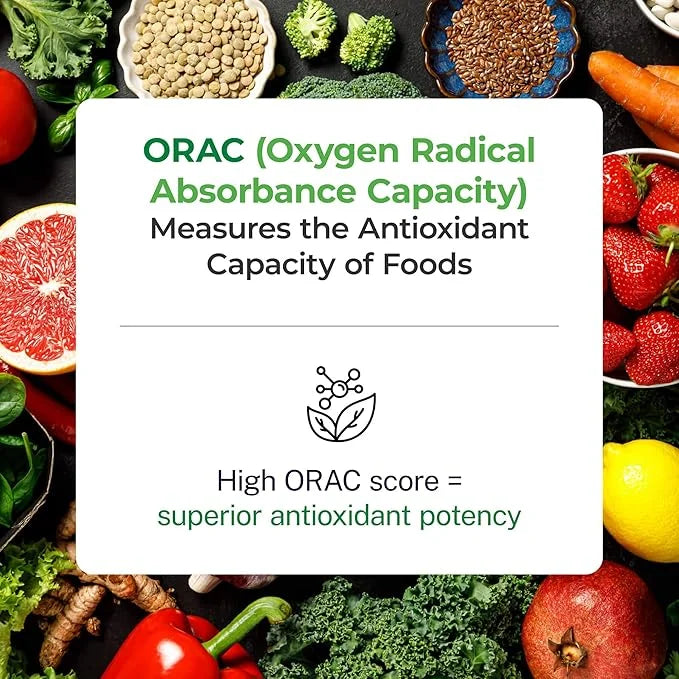 Paradise, ORAC Energy Greens Powder Extract, Super Antioxidants, Probiotics for Gut Health & Digestion, Vitamin C for Immu...