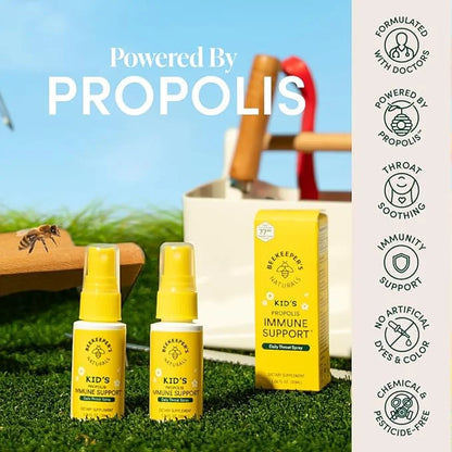 Beekeeper's Naturals Kids Propolis Throat Spray 95% Bee 1.06 oz 2)