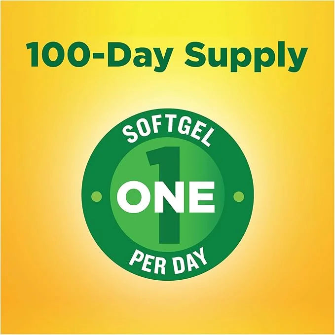 Nature Made CoQ10 200 mg, Dietary 100 Softgels, 100 Day