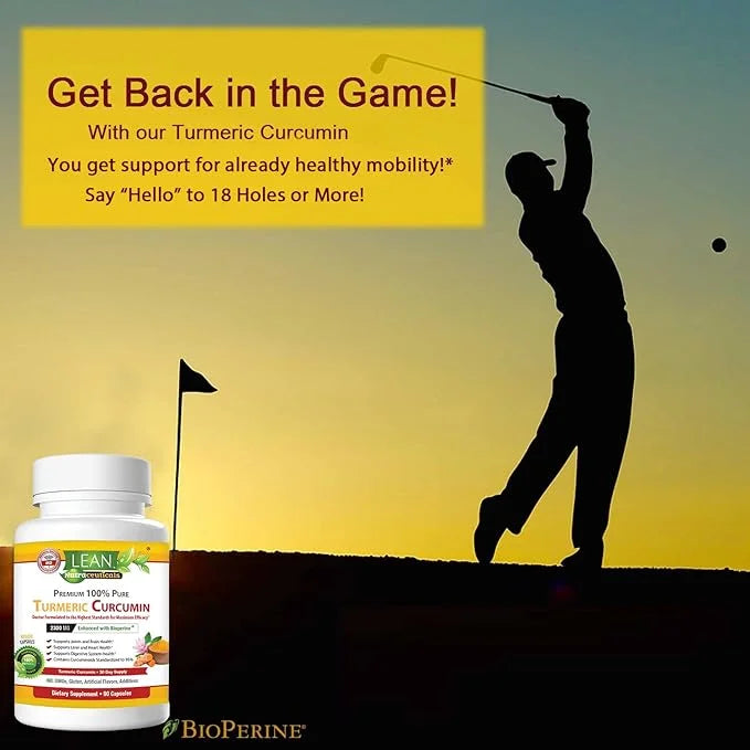 Turmeric Curcumin with Black Pepper Bioperine 2300 mg, 90 Capsules