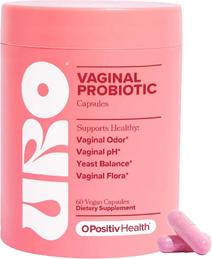 URO Vaginal Probiotics for Women pH Balance with Prebiotics & Lactobacillus Probiotic Blend - Women's Vaginal Health Suppl...
