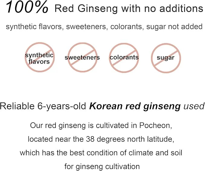 Pocheon 300g Korean Red Ginseng Powder 6 Years, 100% Pure,