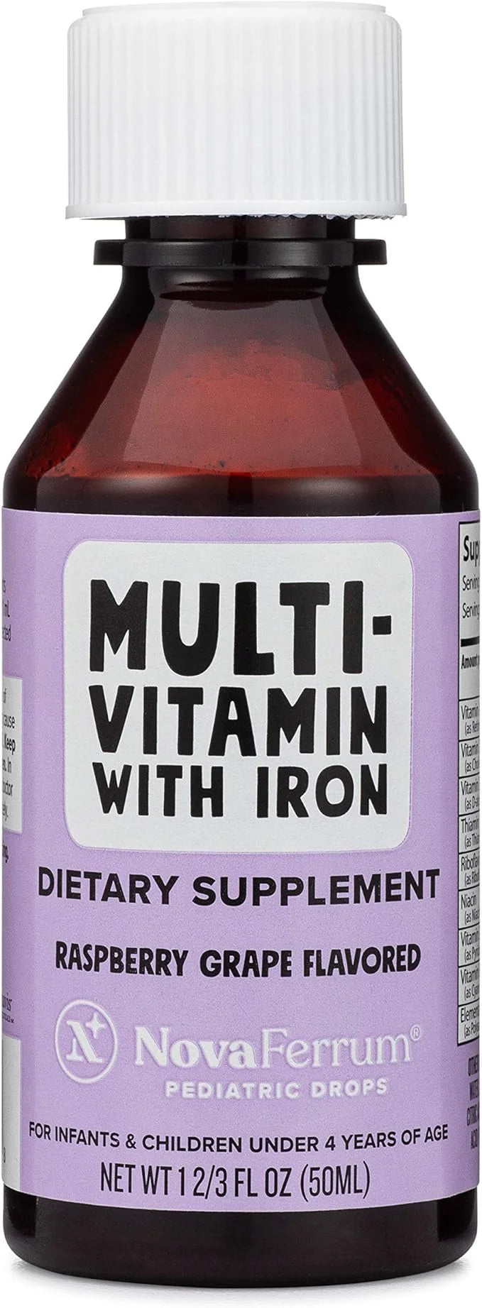 NovaFerrum Yum | Multivitamin with Iron 4 & 50 Servings