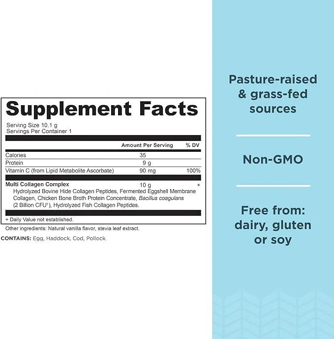 Ancient Nutrition Collagen Powder Protein, Unflavored 40, Hydrolyzed