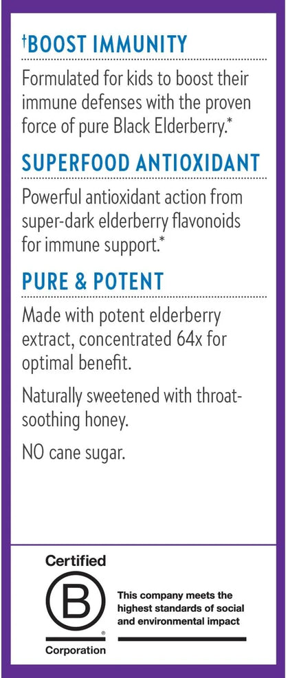 New Chapter Elderberry Kids Syrup, Advanced 2+, 64x 64x Concentrated 4 Fl