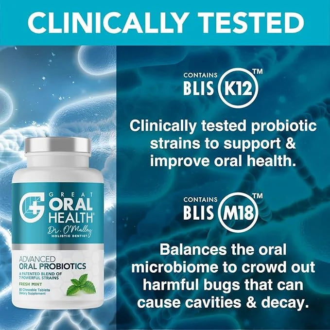 Oral Probiotics for Mouth Bad Breath Treatment for Adults: Dentist Formulated Advanced Oral Probiotics for Teeth and Gums ...