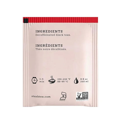 Stash Tea Decaf English Breakfast Black Tea - Decaf, Non-GMO Project Verified Premium Tea with No Artificial Ingredients, ...