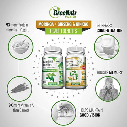 Focus an Energy Bundle Ginseng + (2 Bottles)